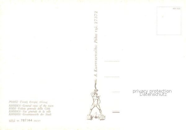 Rhodos Rhodes Aegaeis Fliegeraufnahme – Bild 2