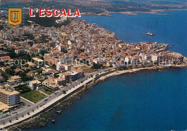 La Escala Costa Brava Fliegeraufnahme