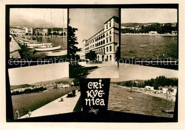 Crikvenica Kroatien Yachthafen Hotel Strandpartien