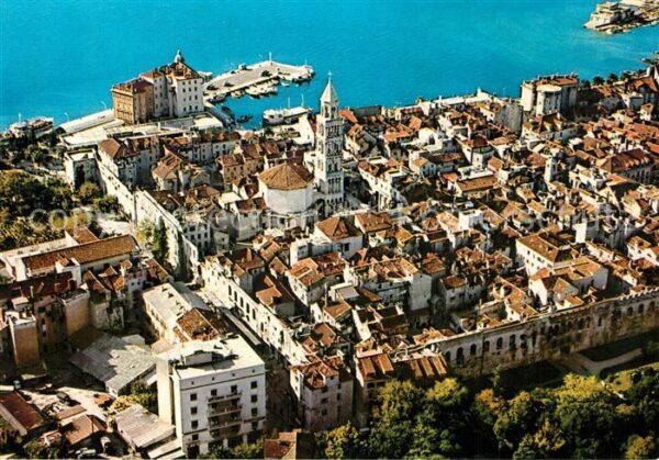 Split Spalato Fliegeraufnahme