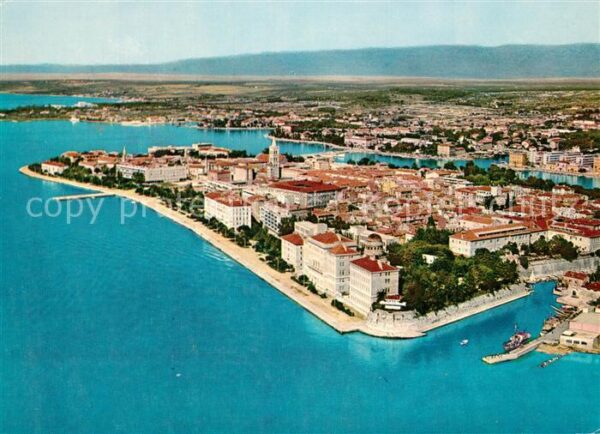 Zadar Zadra Zara Fliegeraufnahme