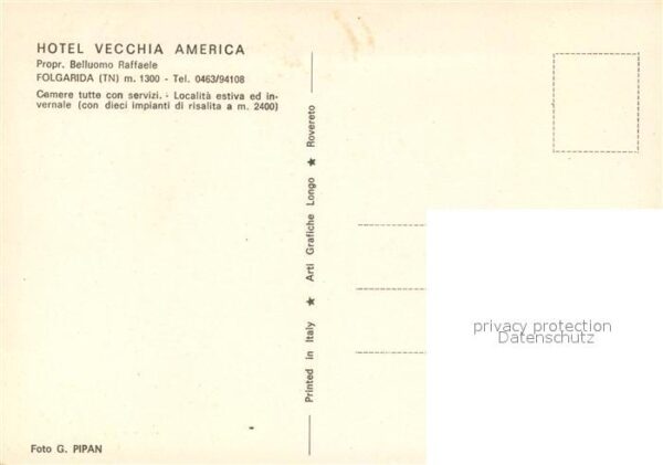Dimaro Hotel Vecchia America Speisesaal Verans – Bild 2
