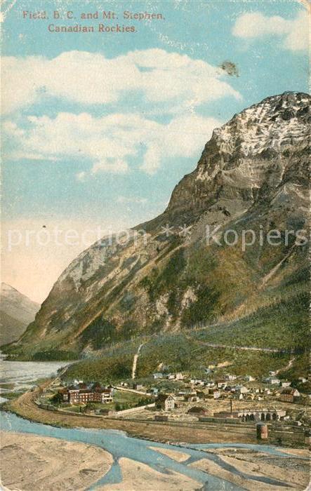 Canadian Rockies Field Mont Stephen