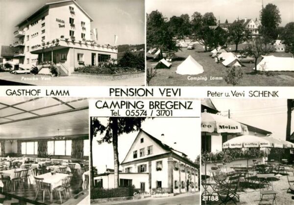 Bregenz Bodensee Pension Vevi Gasthof Lamm Camping Lamm
