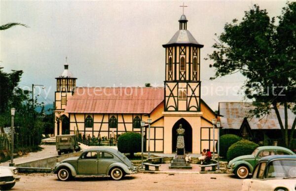 Colonia Tovar Iglesia Plaza Bolivar
