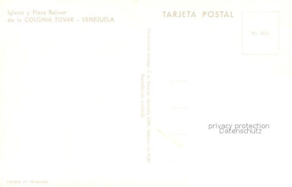 Colonia Tovar Iglesia Plaza Bolivar – Bild 2