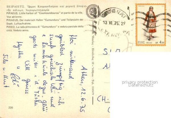 Pireus Malerischer Hafen und Stadt Fliegeraufn – Bild 2
