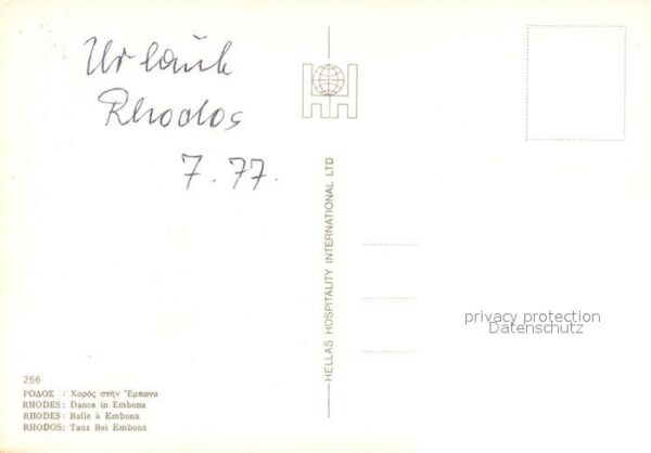 Rhodos Rhodes Aegaeis Trachtentanzgruppe in Ebona – Bild 2