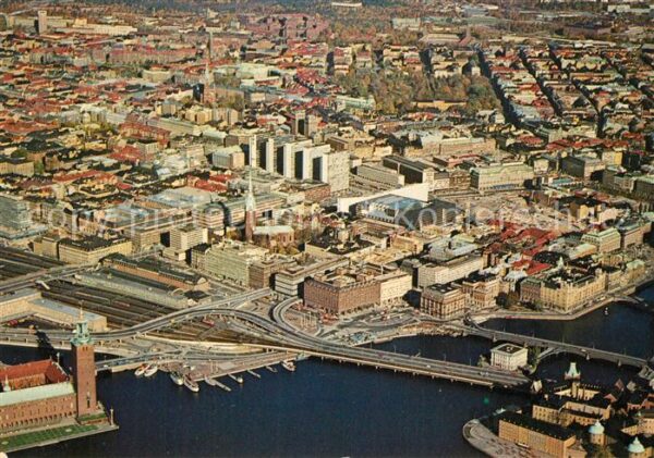 Stockholm City Fliegeraufnahme