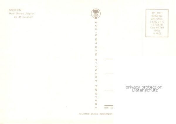 Szczecin Stettin Hotel Orbisu Neptun – Bild 2