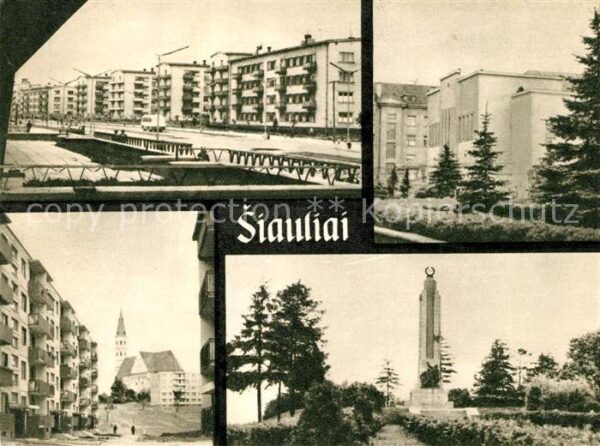 Siauliai Draugyste Allee Schauspielhaus Kirche H