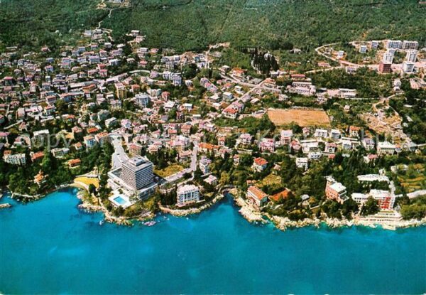 Opatija Abbazia Fliegeraufnahme