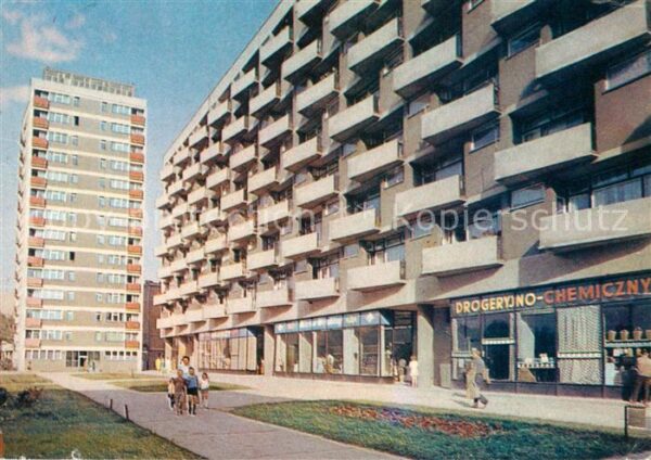 Poznan Posen Wohnblocks
