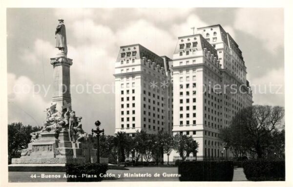 Buenos Aires Plaz Colon Ministerio de Guerra