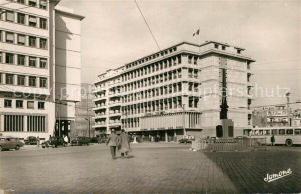 Alger Algerien La Nouvelle Poste Alger Bourse Monument