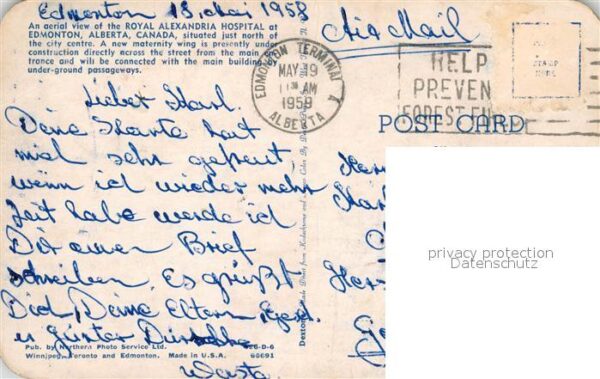 Alberta  Fliegeraufnahme Royal Alexandria Hospit – Bild 2