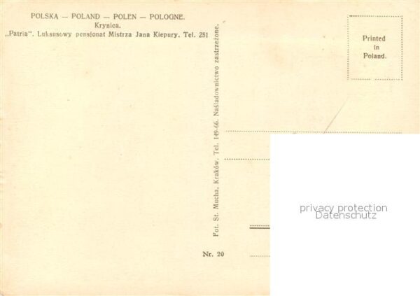 Krynica-Zdroj Hotel Patria – Bild 2