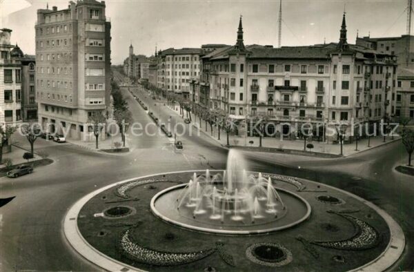 Pamplona Navarra Plaza del principe General Franco