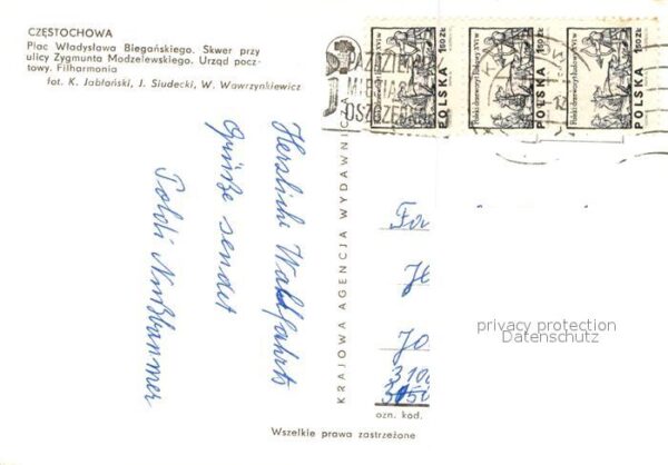 Czestochowa Schlesien Plac Wladyslawa Philharmonie – Bild 2
