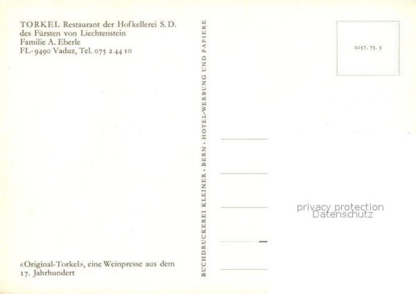Vaduz Torkel Restaurant – Bild 2
