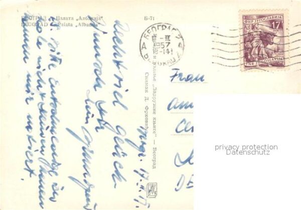 Beograd Belgrad Palata Albanija – Bild 2