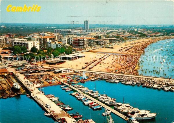 Cambrils Strand Fliegeraufnahme