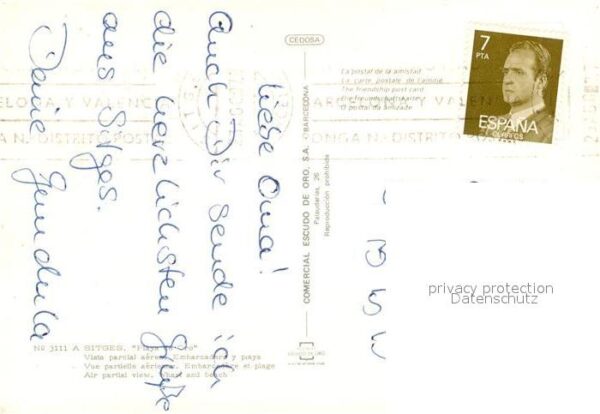Sitges Vista parcial aerea Embarcadero – Bild 2