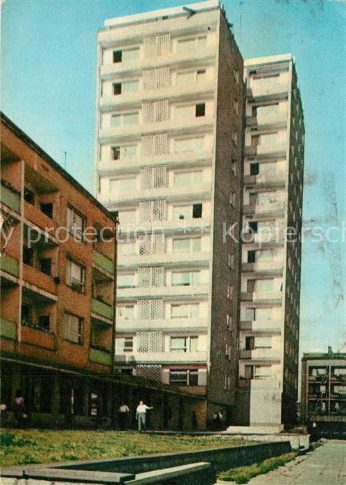Litzmannstadt Lodz Fragment osiedla mieeszkaniowego im Wad
