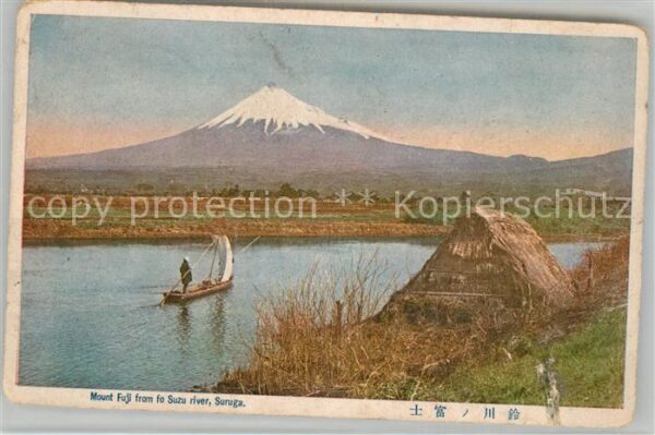 Suruga Blick auf den Mount Fuji