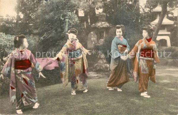 Japan Spielende Mädchen