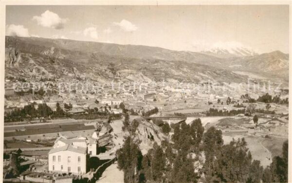 La Paz Bolivia mit dem Illimani