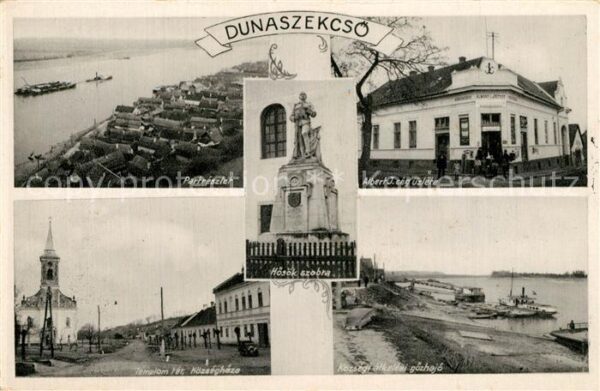 Dunaszeksoe Partreszlet Albert J ceg üzlete Templom