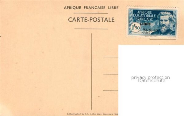 Brazzaville Arrivee du General de Gaulle dans la ca – Bild 2