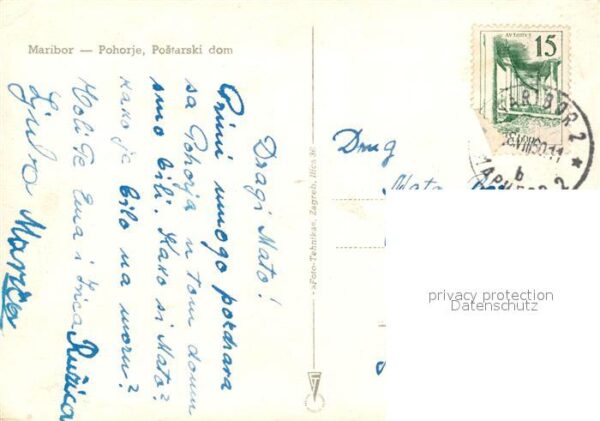 Maribor Marburg Drau Pohorje Postarski dom – Bild 2