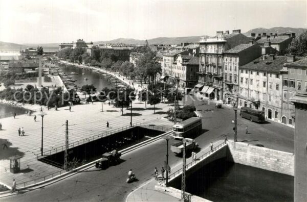 Rijeka Fiume Stadtblick