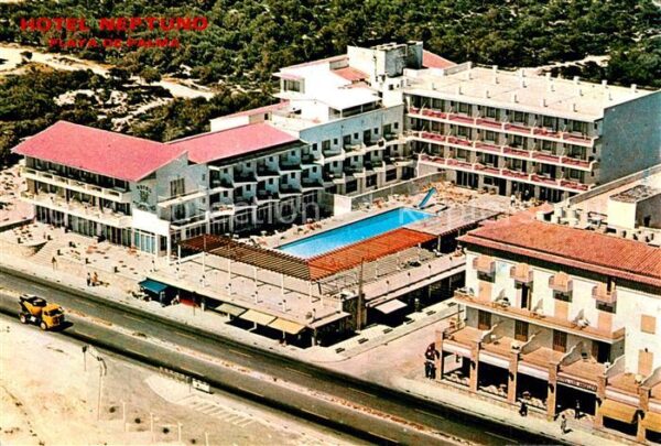 Playa de Palma Mallorca Hotel Neptuno Fliegeraufnahme