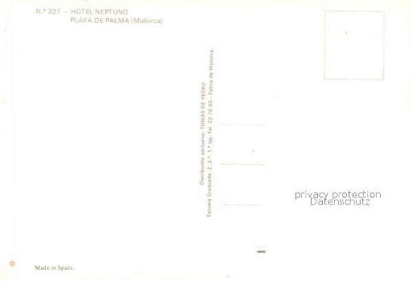 Playa de Palma Mallorca Hotel Neptuno Fliegeraufnahme – Bild 2