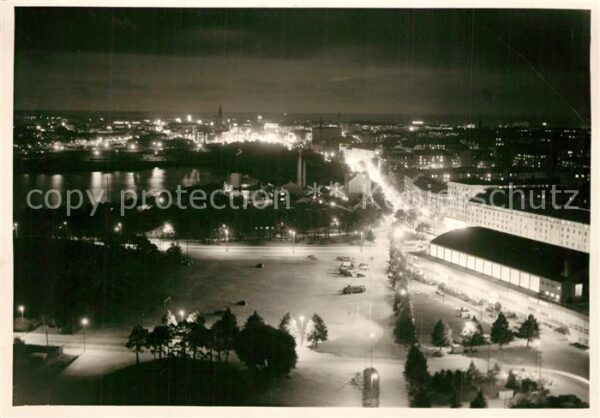 Helsinki bei Nacht
