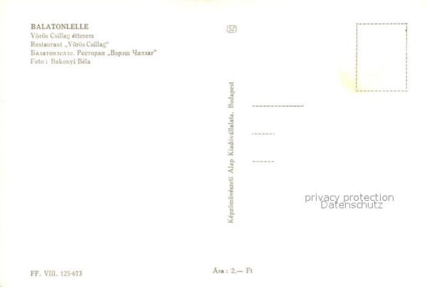 Balatonlelle Restaurant Vörös Scillag – Bild 2