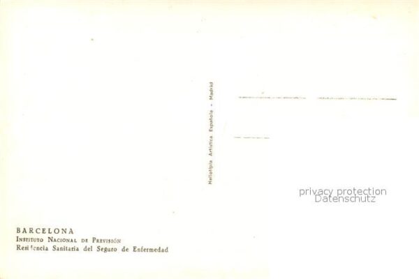 Barcelona Cataluna Residencia Sanitaria del Seguro de Enfe – Bild 2
