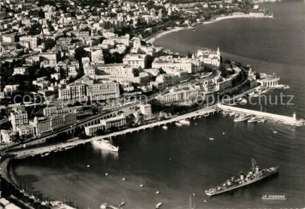 Monte-Carlo Vue generale aerienne et le Port