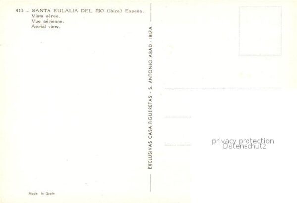 Santa Eulalia del Rio Fliegeraufnahme – Bild 2