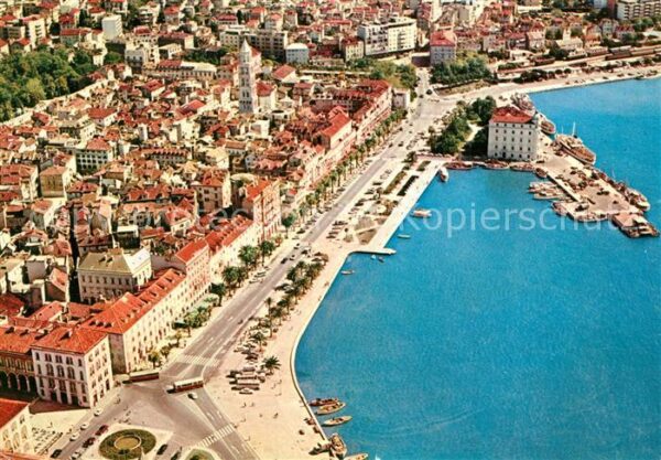 Split Spalato Fliegeraufnahme