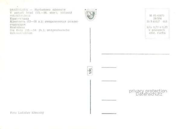 Bratislava Pressburg Pozsony Burg Rekonstruktion – Bild 2