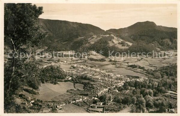 Furnas Azoren Val das Furnas Landschaftspanorama