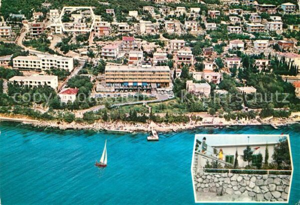 Crikvenica Kroatien Bungalov Sabolovic Fliegeraufnahme