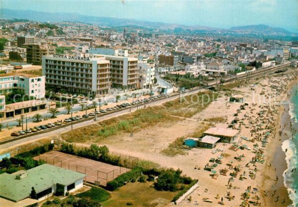 Barcelona Cataluna Hotel Sorra Daurada vista aérea