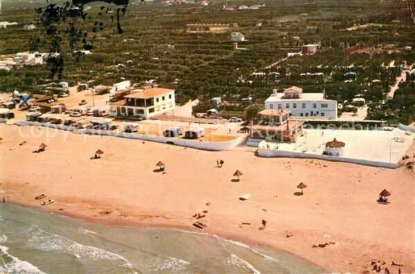 Oliva Valencia Playa y Camping San Fernando vista aére
