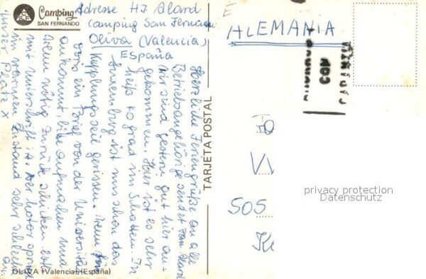 Oliva Valencia Playa y Camping San Fernando vista aére – Bild 2