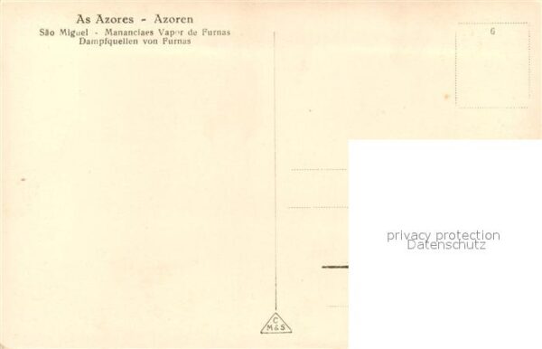 Azoren Sao Miguel Dampfquellen von Furmas – Bild 2